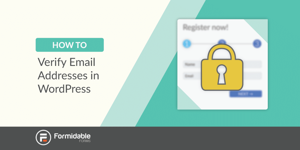 How to verify email addresses in WordPress