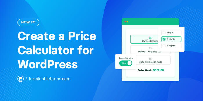 How to create a price calculator for a website on WordPress