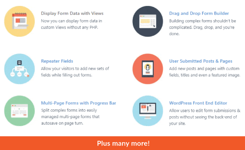 WordPress Form Building Features