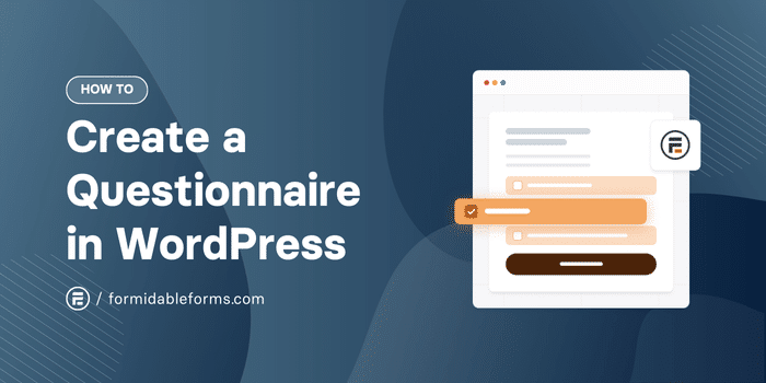 How to create a questionnaire in WordPress