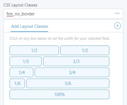 CSS layout classes box