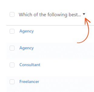 filtering database entries