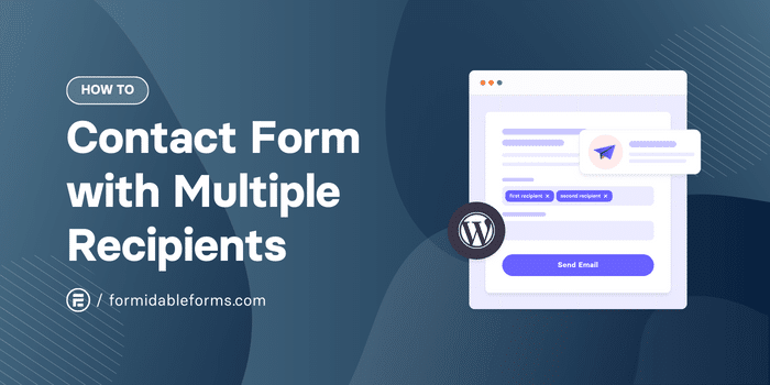 How to Create a WordPress contact form with multiple recipients