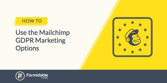 Mailchimp GDPR marketing options