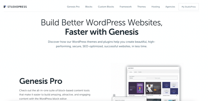 Genesis StuidioPress WordPress theme