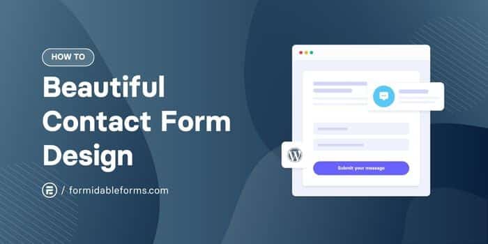 beautiful contact form design