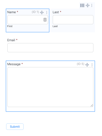 Basic contact form