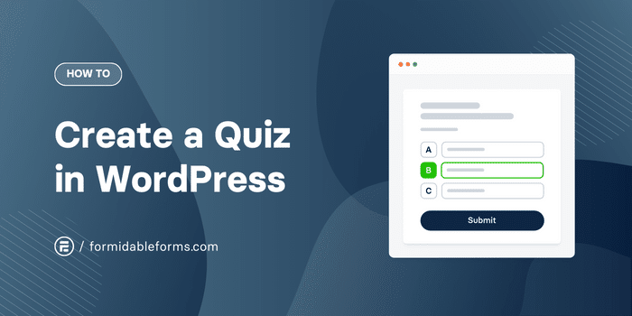 How to create a quiz in WordPress