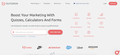 Outgrow Form Examples 7 Best LeadQuizzes Alternatives (Free & Paid)