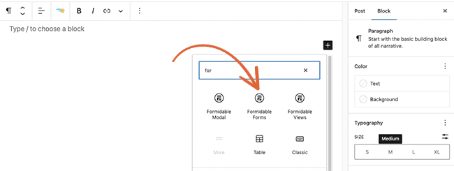 How to insert a Formidable Forms date calculator into a WordPress page or post