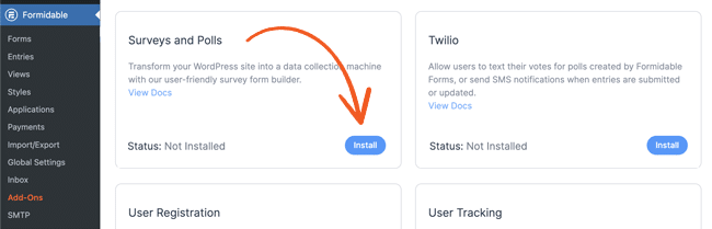 How to install a WordPress survey plugin