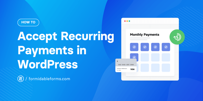 How to accept recurring payments in WordPress