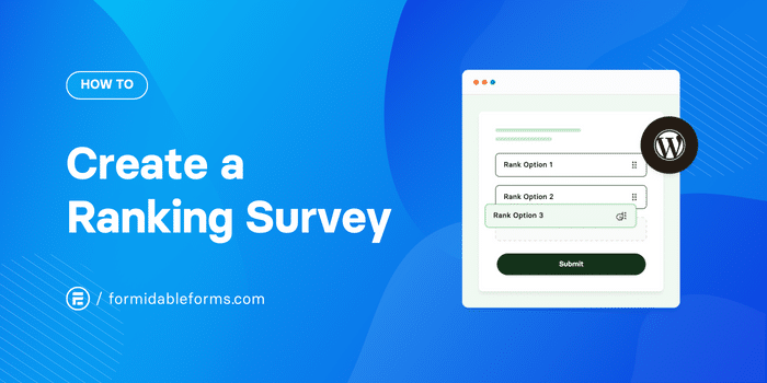 How To Create a Ranking Survey