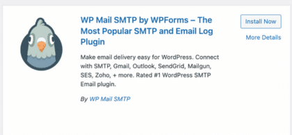 WP Mail SMTP in WordPress