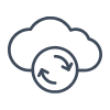 Auto list sync icon