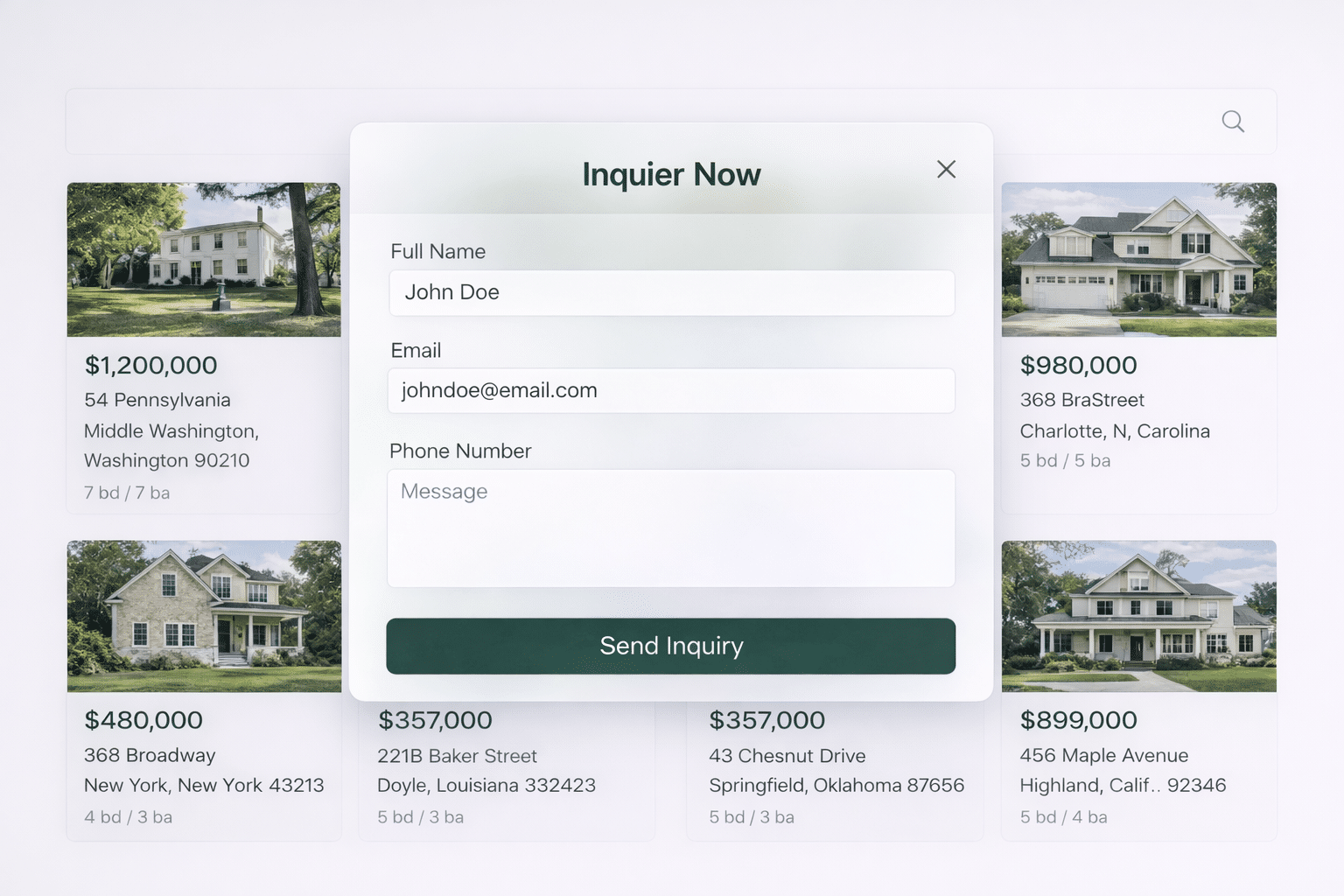 Property Inquiry Optimization