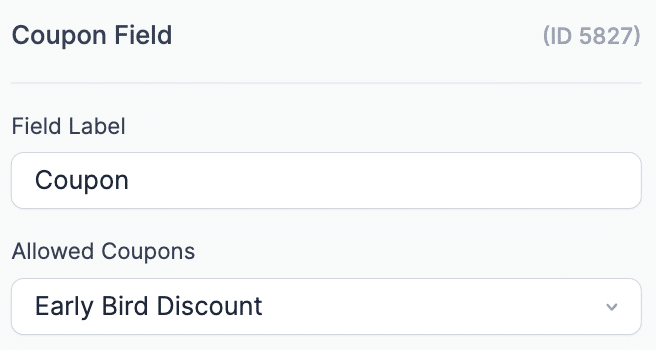Select Allowed Coupons in Formidable Forms Coupon Field