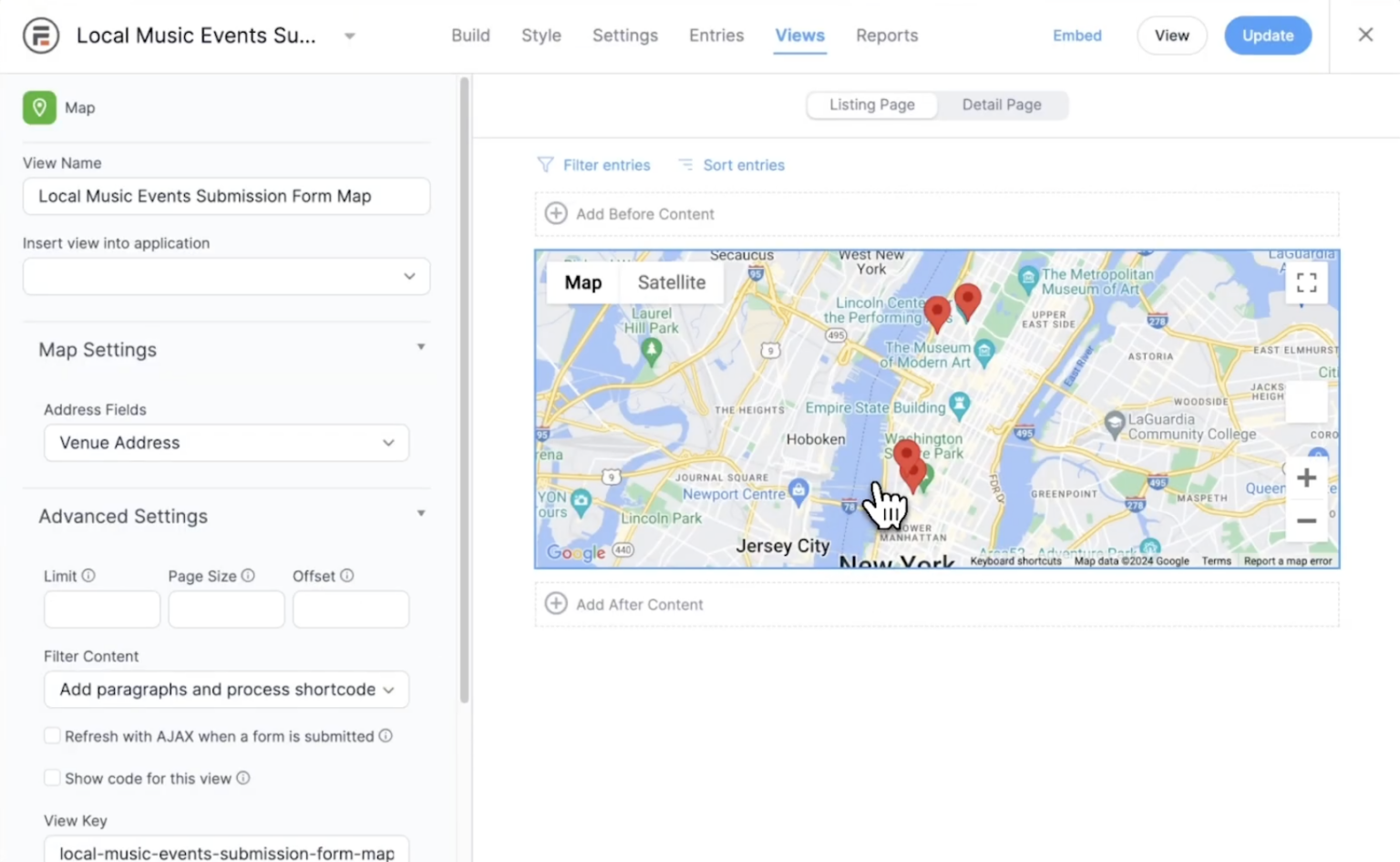 Display Form Data in WordPress with Views - Formidable Forms