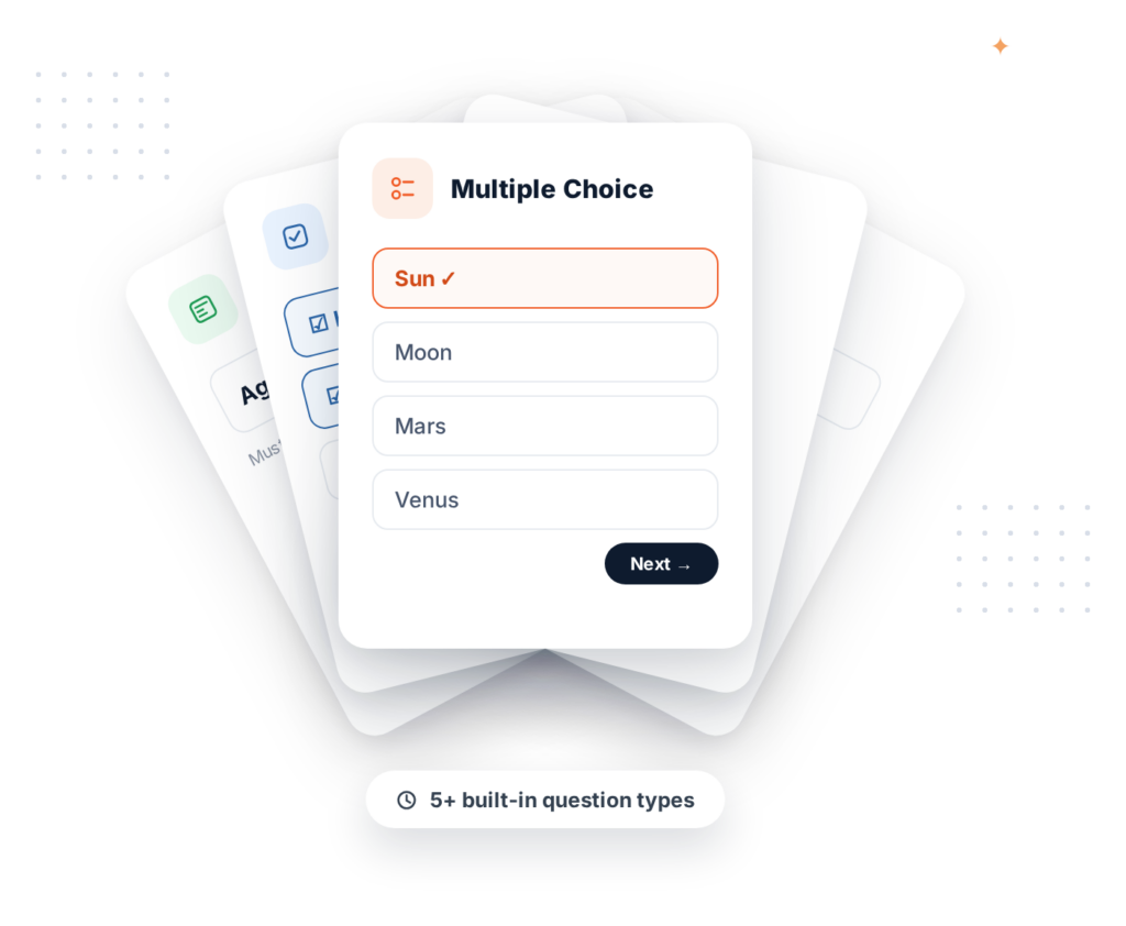Quiz Question Types Graphic