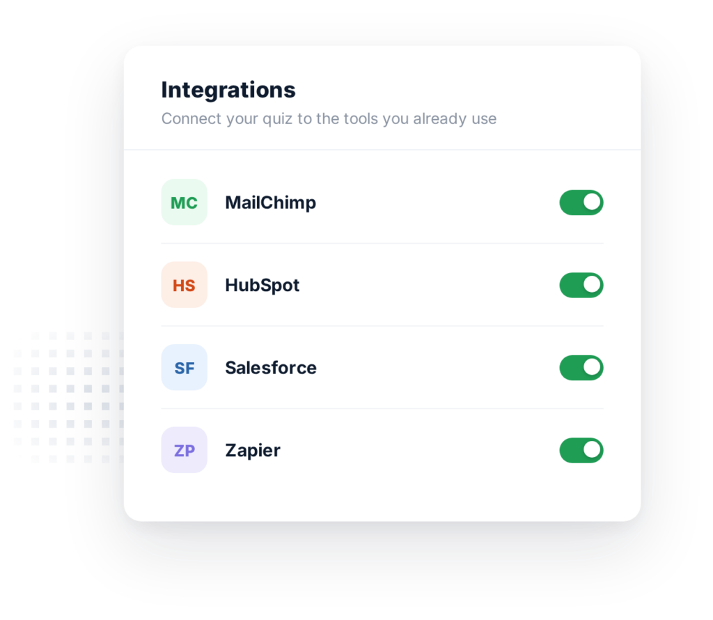 Quiz Integrations Graphic