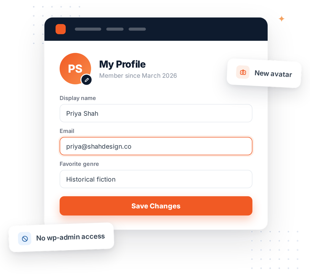 Let Users Manage Their Own Profile Graphic